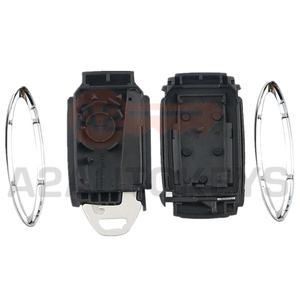 A2AUTOKEYS อะไหล่ใหม่5ปุ่มเปลือกกุญแจรีโมทสำหรับ Jaguar X XF xkxkr Smart PROX Key HOUSING + Blade - Product Image 2