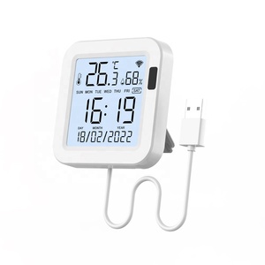 Sensor Digital de humedad y temperatura, higrómetro, termómetro con pantalla LCD, WiFi, Alexa, Google Home - Product Image 1