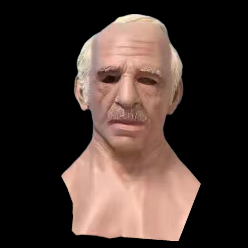 Carving old man with beard
