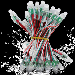WS2811ピクセルデジタルアドレス指定可能なLEDストリングライト防水IP67RGBフルカラー12mmDC5V1903フルカラーLEDピクセルライト - Product Image 2