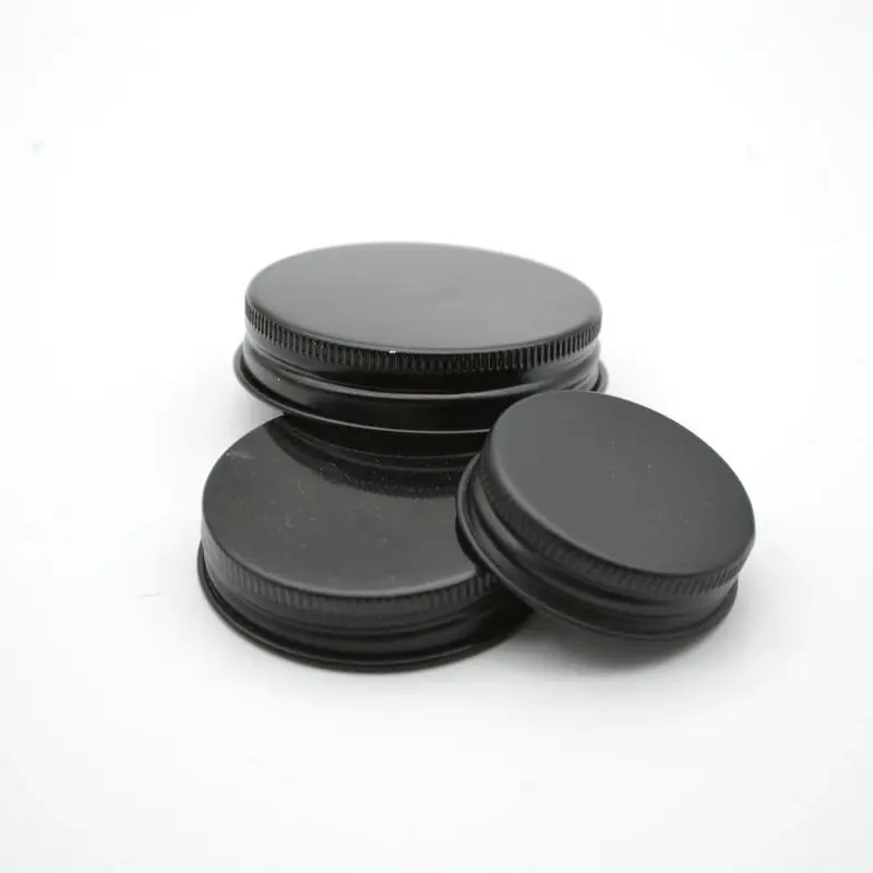 black metal aluminium lid 70-400 58-400 53-400 48-400 43-400 42-400 38-400 28-400 24-400 22-400 20-400 wholesale