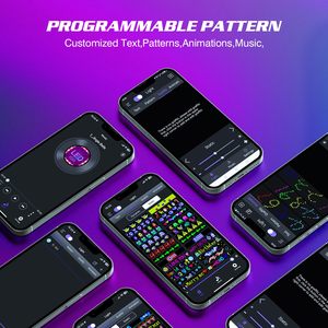 Intelligente LED-Anzeige Programmier bare Anwendungs steuerung Flexibler Scroll-Nachrichten weg - Product Image 5