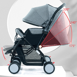 Ikizler ve çocuklar için yeni bebek arabası katlanabilir ve tekerlekler ile Buggy taşımak kolay