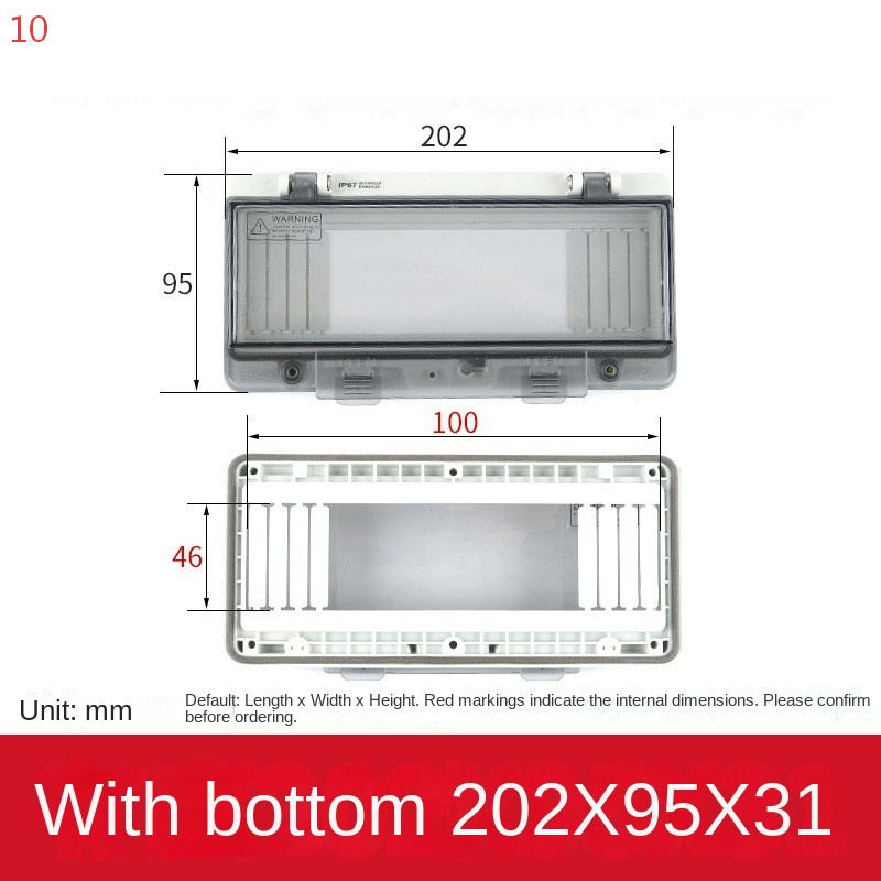 With bottom