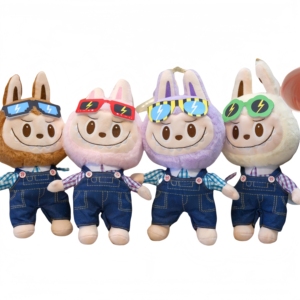 Best Selling 8 Inch Labubu Cartoon Character Fluffy Cute Unisex Stuffed Animals <strong>Plush</strong> Toys PP Cotton Filling for Claw Machines - Product Image 5