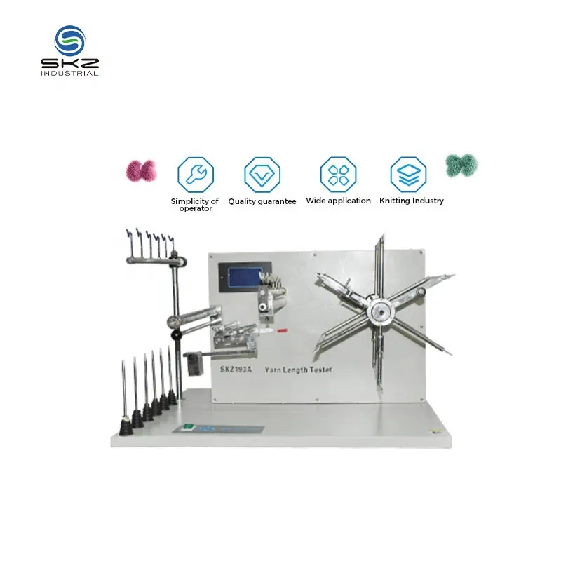 Skz193b iso2060 điện tử quấn Reel Tester sợi Chiều dài Tester