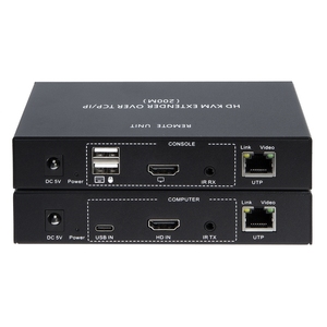 200M HDMI KVM通用串行总线扩展器通过RJ45 5e CAT6以太网电缆TCP/IP HDMI KVM扩展器发射器接收器转换器 - Product Image 5