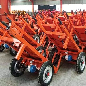 Electric Trolley <strong>Carts</strong> with 1000W DC BL Motor Differential Rear Axle Unloading Transport Construction Site Pulling Brick Car - Product Image 6