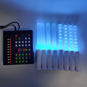 LINLI, лидер продаж, индивидуальный логотип, вечеринка, DMX 512, программируемая светодиодная мигающая палочка с дистанционным управлением - Product Image 3