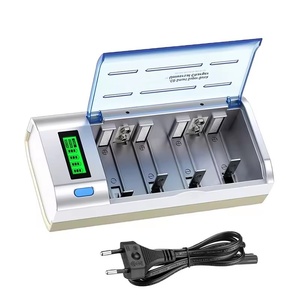 <span class=keywords><strong>LCD</strong></span> חכם עיצוב חסכוני C D AA AAA 9V Ni-MH Ni-CD מטען סוללות נטענות