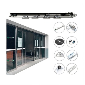 Modern Office Commercial Auto Sensor Door <strong>Operator</strong> Remote Control Self Closing Sliding Glass Door <strong>System</strong> - Product Image 5