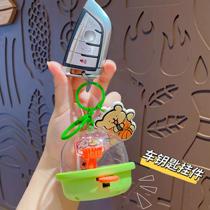 利朗达老虎系列飞船钥匙扣亚克力流沙登山扣挂件PVC塑料材质年终限量版 - Product Image 3