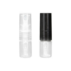 Botol plastik kosong portabel bening 1ml dengan leher sekrup dan nosel plastik hitam dapat diisi ulang botol sampel parfum <span class=keywords><strong>Mini</strong></span> - Product Image 2
