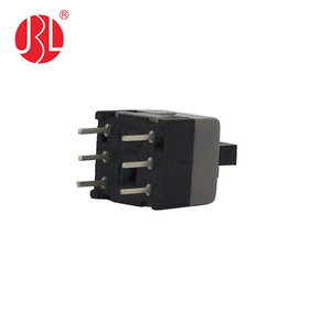 8,5x8,5mm DPDT-Druckknopf schalter durch Loch Vertikal halterung 2 P2T Taktiler Schalter für das PCB-Schweißen - Product Image 4
