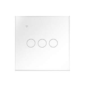WiFiスマートアプリ制御スマート230vEU防水2ギャング2ウェイ2ウェイ強化ガラスパネルライトタッチスイッチ、タイマー機能付き - Product Image 5