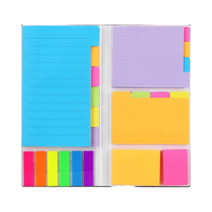 Color-<strong>Coded</strong> Prioritization Sticky Notes Set Self-Stick <strong>Memo</strong> Pads Bundle with Dividers for Organization and Promotion - Product Image 1