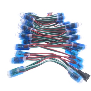 5v IP68 di Colore Completo di rgb luci modulo Indirizzabile led pixel strings segnaletica WS2811 12 millimetri pixel led - Product Image 5