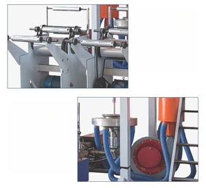 全自动PE HDPE LDPE聚乙烯旋转塑料袋双模头吹膜挤出挤出机 - Product Image 5