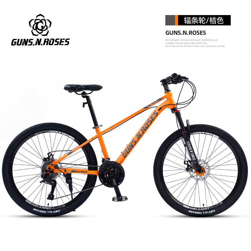 Roue à rayons orange