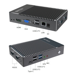 Sharevdi K1 Single Board <strong>Computer</strong> with Fanless <strong>Design</strong> Barebone <strong>System</strong> Mini Pc for Digital Signage