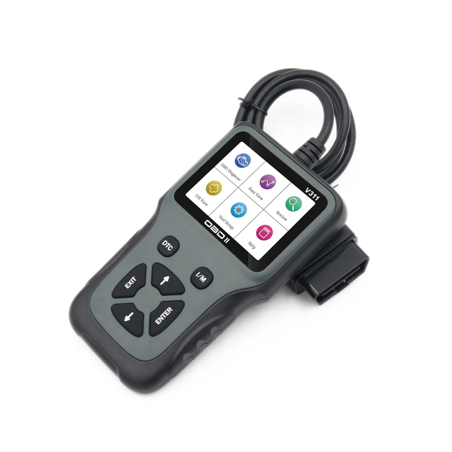 Herramienta de diagnóstico OBD2 para coche, escáner con pantalla a Color, interfaz tipo C, compatible con actualización de programa de llave