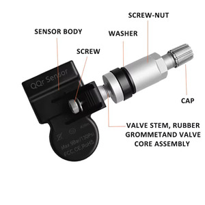 Venta directa de fábrica a China Sistema de control de presión de neumáticos asequible y de calidad Monitor de presión de neumáticos de coche Sensor TPMS - Product Image 3