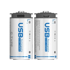 Yüksek kalite 9V CD AA/AAA mikro USB şarj 1.5V lityum-iyon şarj edilebilir silindirik piller kuru alkalin tip C pil - Product Image 5