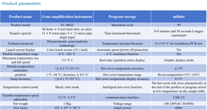 FC-96GE Qualitative Analysis and Detection <strong>Gene</strong> Amplification <strong>Equipment</strong> for Comprehensive Testing - Product Image 4