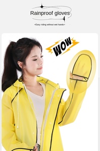 Factory Direct Waterproof Hooded Raincoat for Women Single-Person for Poncho Customizable Logo Simple Reusable Oxford Cloth <strong>Rain</strong> - Product Image 6