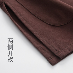 เสื้อกังฟูแขนสั้นแบบดั้งเดิม M-4XL ผู้ชายเสื้อสไตล์จีน Hanfu ย้อนยุคมีกระดุม - Product Image 5