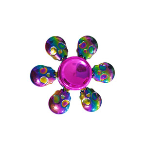 Hot bán đầy màu sắc hợp kim Thần Tài <span class=keywords><strong>Spinner</strong></span> chống căng thẳng Đồ chơi Hợp kim kẽm rực rỡ Heptagonal tay <span class=keywords><strong>spinner</strong></span> thần tài đồ chơi - Product Image 4