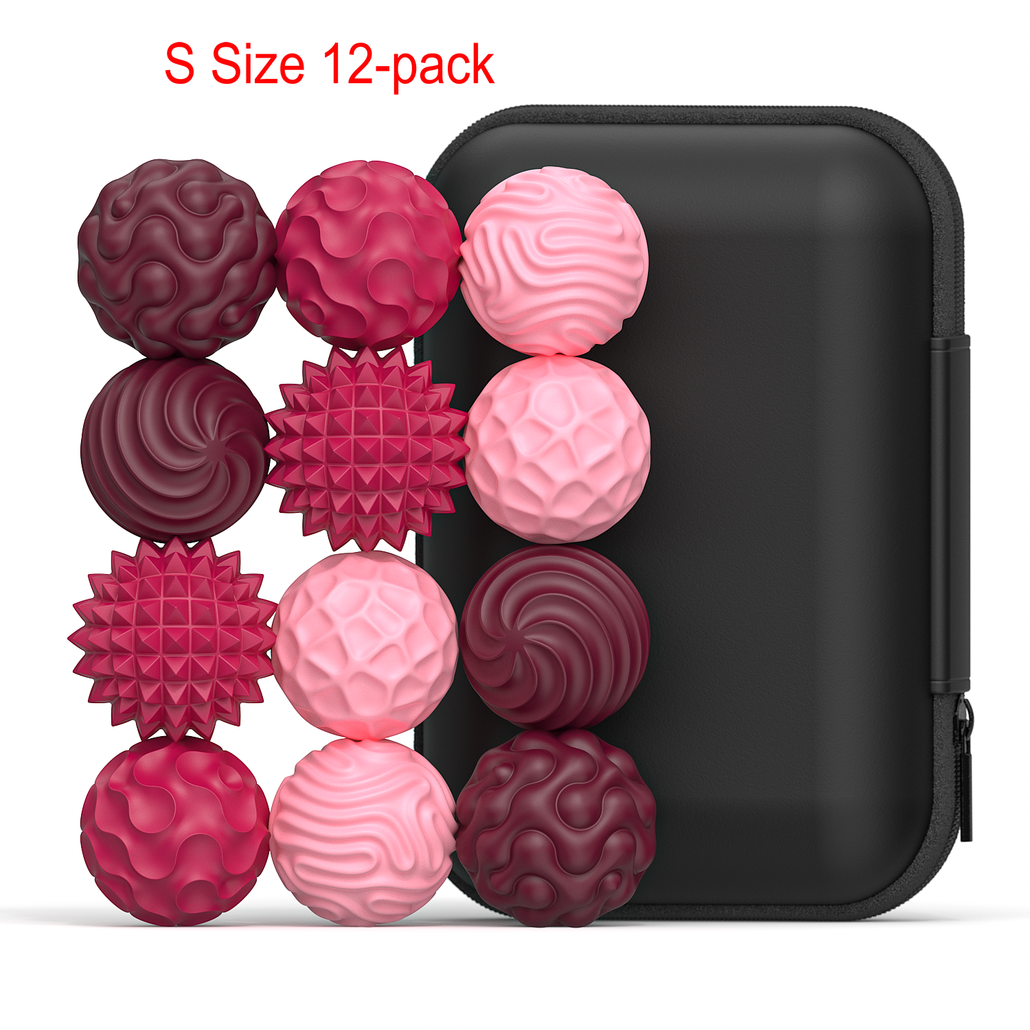 S-12pcs red B