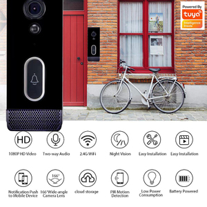 TUYA Wifi Video Intercom Home Smart Wireless Security Timbre Sistema de teléfono de puerta con HD Talking Door Bell Camera - Product Image 3