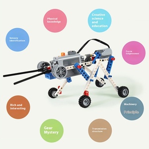 DIY Mechanical Gear <strong>Building</strong> <strong>Blocks</strong> Engineering Children's <strong>Science</strong> Educational STEM <strong>Building</strong> <strong>Block</strong> Kid Other Educational Toys - Product Image 2