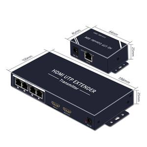Divisor HDMI de alta calidad 60M 1x2/1x4 HDMI UTP Extensor Cat5e Cat6 RJ45 HDMI Extender HD 1080P 1 Transmisor a 2/4 Receptores - Product Image 6