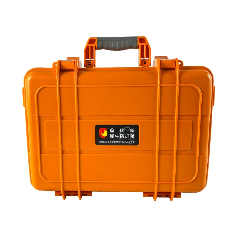 Прочный ABS / PP Материал защитный чемодан IP67 Черный Водонепроницаемый Жесткий пластиковый Чехол для инструментов с пеной
