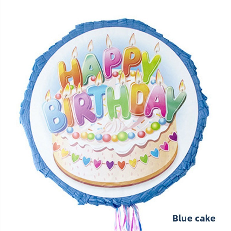Stile torta blu