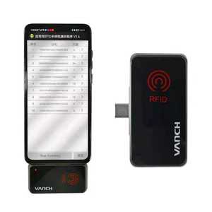 860-960mhz UHF RFID OTG Android okuyucu tip-c arayüzü APK ve SDK ile 1M taşınabilir okuyucu el telefon okuyucu - Product Image 4