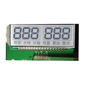 High Level VA schwarz Display LCD 7 Segment LCD-Anzeige modul mit verschiedenen Farben TN, HTN, STN , FSTN verschiedene Typen