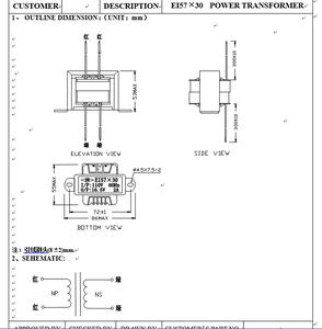 Transformador de voltaje de entrada de CA de 220V y salida de 2A para fuente de alimentación de corriente - Product Image 4