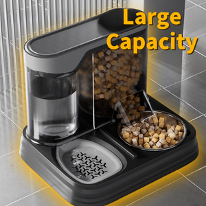 Inteligente Cat Dog Food Dispenser com Temporizador Grande Capacidade Auto <span class=keywords><strong>Pet</strong></span> Alimentador & Tigela de Água para Home Travel Office Use OEM Atacado - Product Image 5