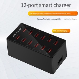 マルチポート充電器5V2A 12A iPhoneおよびその他のモバイルデバイスに適した12ポート充電器充電ステーション - Product Image 2