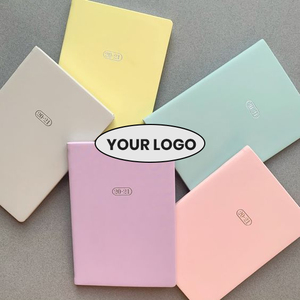 Cuaderno de tapa dura de cuero PU A5 personalizable, cuaderno promocional impreso con logotipo, cuaderno con correa elástica para estudiantes - Product Image 1