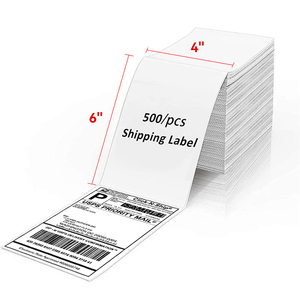 Nanbei 100x150 4x6 USPS/EPacket Waybill配送ステッカーロール防水自己粘着熱紙A6ロジスティックパッケージラベル - Product Image 2
