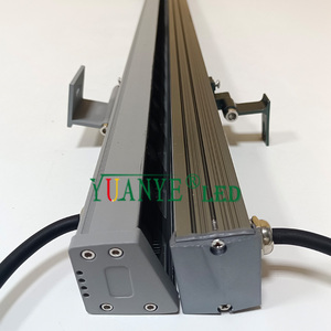 Neigung 45 Grad B42mm H39mm Asymmetrischer Winkel LED Linear Bar Licht IP67 Wasserdichte Leiste Beleuchtung DMX512 PWM RGBW Wand scheibe