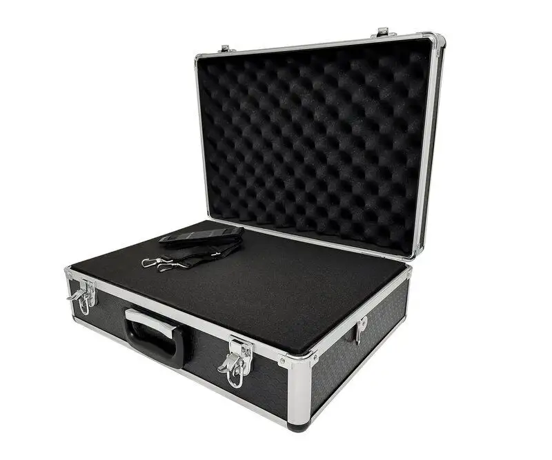 Большой черный футляр для инструментов коробка для переноски пены для хранения DJ камера коробка Великобритания