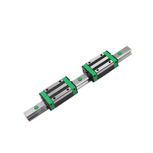 Riel de guía lineal HGR de alta calidad HGR15/20/25/30/35/45/55/65 1 riel 2 deslizadores lineales HGH/HGW con cojinete de componente central - Product Image 1