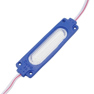 Mavi işık DC 12V 24V LED modülü 2W enjeksiyon PVC IP65 şeffaf Lens 12V arka ışık 7019mm 1 reklam kutusu LED modülü COB - Product Image 1