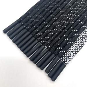 金属チップ付き<span class=keywords><strong>5</strong></span> mmポリエステル巾着コードポリエステル編組コード