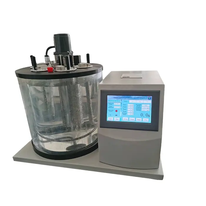 Medidor de índice de viscosidad del motor, aceite lubricante, HZYN-2400, ASTM D445, D2270